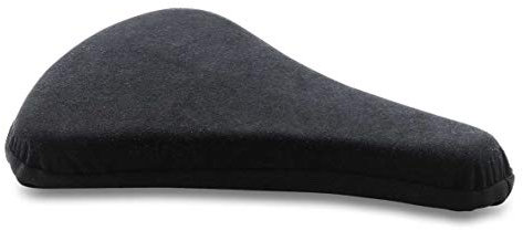 TEMPUR Fahrradsattelkissen, bequemer Memory Foam Fahrradsitz gepolstert für Damen und Herren, Schwarz, M