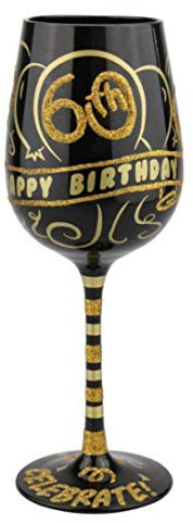 Top Shelf Copa de vino para 60 cumpleaños, 440 ml