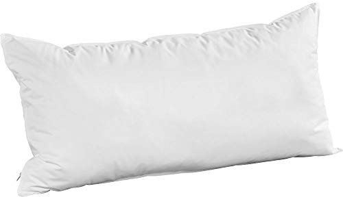 Badenia Trendline Kopfkissen Comfort mit Baumwollbezug, 40 x 80 cm, weiß, Öko-Tex zertifiziert, produziert nach deutschem Qualitätsstandard