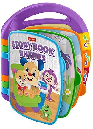 Fisher-Price- Il Libro delle Canzoncine Ridi e Impara, Libricino con Filastrocche che Incoraggiano il Bambino a Girare le Pagine e Cantare, Giocattolo per Bambini 6+mesi, Versione italiana, CDH49