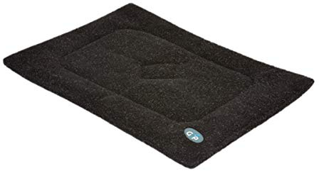 Gor Pets Washabe Sherpa Cage Mat for Dog Cat Crate, 46 x 61 cm, Black
