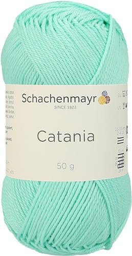 Schachenmayr Catania 9801210-00385 mint Handstrickgarn, Häkelgarn, Baumwolle