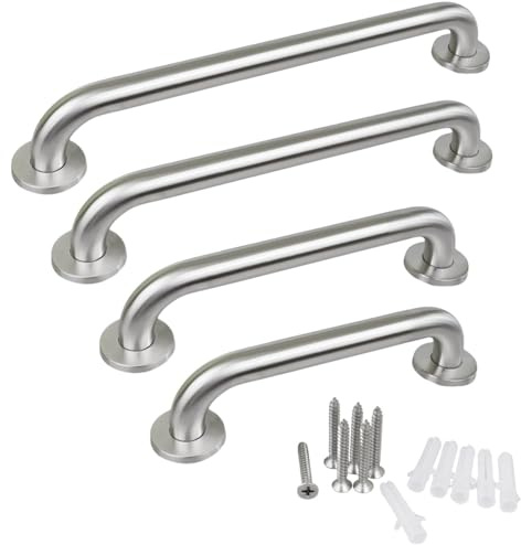 ID Dinkel Haltegriff EDELSTAHL rostfrei Ø 30mm 800mm Badewannengriff Wandgriff Duschgriff Handgriff für Senioren Aufstehhilfe