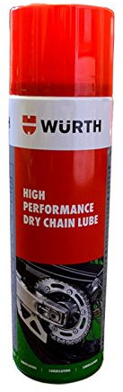 WURTH HIGH PERFORMANCE DRY CHAIN LUBE 500mls