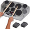 Pyle PTED06 Schlagzeug-Set, elektrisch, 383 mm, 618 mm, 130 mm, 3,38 kg, Schwarz