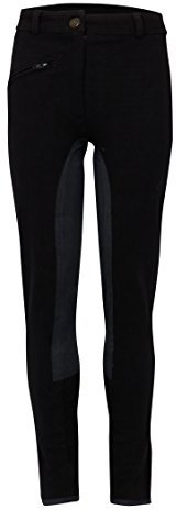 MS-Trachten Mädchen Reithose schwarz Vollbesatz schwarz 128