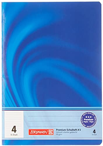 Brunnen 104570402 Schulheft A5 Vivendi (16 Blatt, liniert, Lineatur 4)