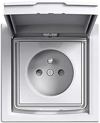 Schneider - Prise 2P+T étanche avec clapet de Protection IP44 Asfora