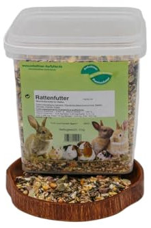 Anhaltiner Rattenfutter 3 kg Premiumfutter Mischfutter auf die Nahrungsbedürfnisse von Ratten angepasst