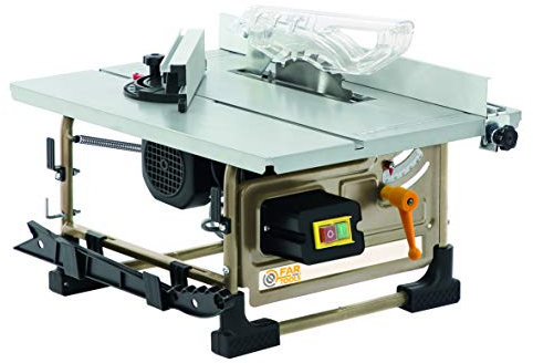 Fartools TS 600B Sierra de mesa Potencia 600 W, Diámetro 200 MM, Numero de dientes 24 , Calibrado 20 MM, Capacidad de corte maxi 43 mm