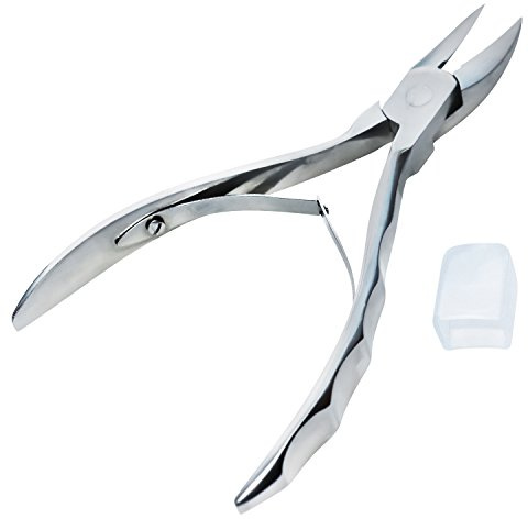 Toe Nail Clipper for Ingrown or Thick Toenails,Toenails Trimmer and Professional Podiatrist Toenail Nipper for Seniors with Surgical Stainless Steel Surper Sharp Blades