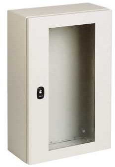Schneider NSYS3D12630T Spacial S3D tspt Porte sans Plaque de Montage H1200xP600xT300 IP66 IK08 RAL7035 Gris
