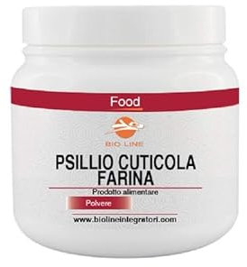 Laboratori Bio Line - Psillio Polvere (250gr) Cuticola, Sostanza Pura Senza Eccipienti, Senza Glutine, Psyllium Fibra