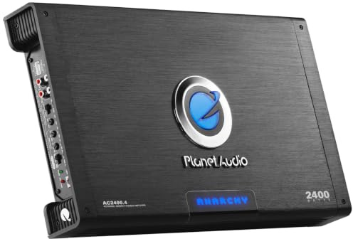 Planet Audio AC2400.4 4 Channel 2400 Output Full Range Car Amplifier