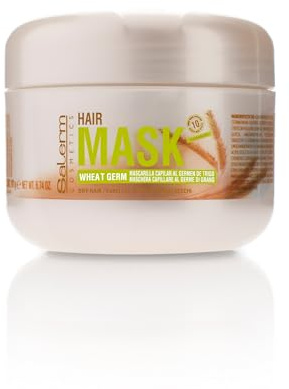 SALERM - Mascarilla Nutritiva para el Pelo Hair Lab - 250 ml - Mascarilla con Germen de Trigo - Cabello Seco y Dañado - Hidratación Profunda Cabello - Brillo y Luminosidad - Fortalecimiento Capilar