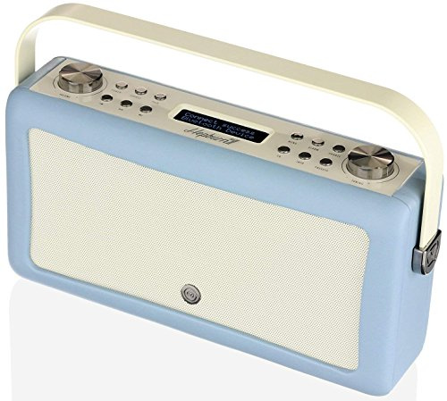 VQ Hepburn Mk II DAB & DAB+ Digital Radio with FM, Bluetooth & Alarm Clock – Red