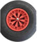 Starco Ersatzrad Rot 3,5x6 Rad für Limex Schubkarre Gartenkarre Baukarre **NEU**