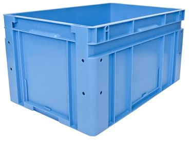 kaiserkraft FRANKEL Bac gerbable normes Europe | dim ext L x l x h 600 x 400 x 320 mm | bleu