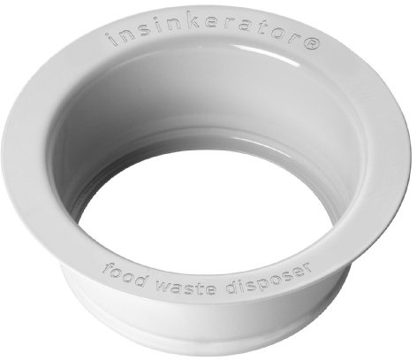 INSINKERATOR Kitchen Sink Flange for Garbage Disposal, FLG-WH, White