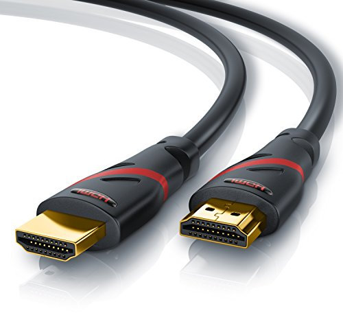 CSL - 8k / 4k HDMI Cable 2.1/2.0 10m - 8K @ 60Hz - 4K @ 120Hz - 48 Gbit/s - 3D - Ultra High Speed with Ethernet - TV Blu-ray PS5 Xbox Series X Switch - black - 10 metres