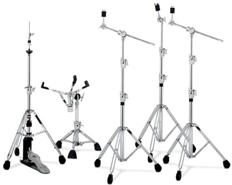 Gibraltar Hardware Pack 9701PK, Snare Ständer, Hi-Hat Ständer, Galgenbeckenständer, gerader Beckenständer