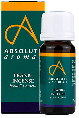 Absolute Aromas Ätherisches Weihrauchöl, 5 ml, rein, natürlich, unverdünnt, tierversuchsfrei und vegan, für Aromatherapie, Diffusoren, Kerzenherstellung und DIY-Beauty-Rezepte