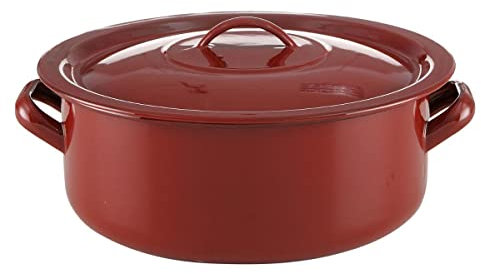 Quid Clasico Esmalte Cacerola Acero Esmaltado 24cm – 4,5l