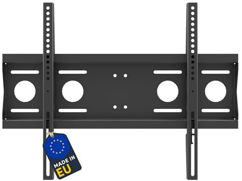 EDBAK PWB1 väggmontering för platt panel – väggmontering för platta paneler (50 x 95 mm, 750 x 460 mm, 100 x 100 x 100 x 100 200 x 200 300 x 300 x 200 x 400 x 400 x 400 mm, svart)