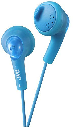 JVC Gumy In-Ear Wired Headphones Earphones Compatible with iPod, iPhone, Samsung - Blue