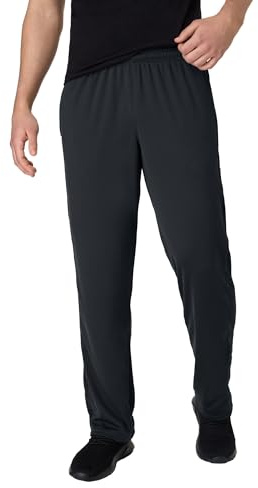 Hanes mens Sport X-temp Performance Training With Pockets Pants, Black, X-Large US