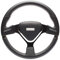 Simoni Racing MONT35/P Montecarlo 35 Universal Steering Wheel, Schwarz