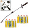 Bond Hardware® Butane Gas Weed Wand Blowtorch Garden Torch Weeds Killer Burner + 8 Gas Refills