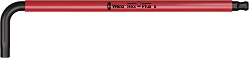 Wera, 950 SPKL Chiave a L Multicolour, metrica, BlackLaser, Hex-Plus, 6.0 mm