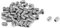 sourcing map Vis Pointeau Conique pour Poignée de Porte Vis Sans Tête Hexagonale M3 x 5mm hexagonale ton argent 50 pièces