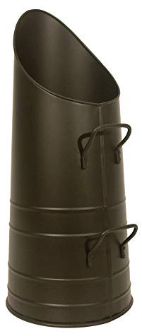 AUBRY GASPARD Secchio per cenere in metallo nero