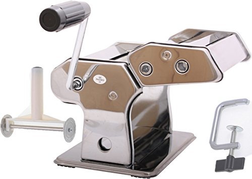 Nudelmaschine Edelstahl mit Zubehör