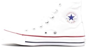 Converse Unisex Adult Chuck Taylor All Star High Top, Optical White, 15 Womens/13 Mens