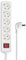 Hama Ciabatta elettrica a 5 Prese (Presa Multipla 1,4 m, con Interruttore, Maggiore Protezione da Contatto, Slot ruotati di 45 Gradi, Spina certificata GS), Colore: Bianco
