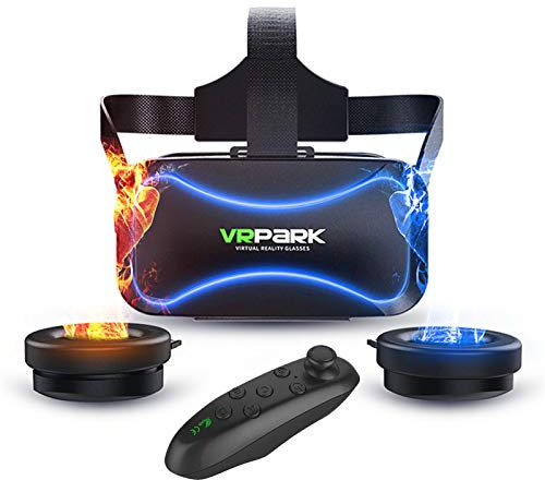 JINGLING Casque VR avec télécomman- réalité virtuelle immersives pour Enfants,Casque réalité virtuelle VR Set Système Jeu Lunettes VR Lunettes à Distance pour Enfants