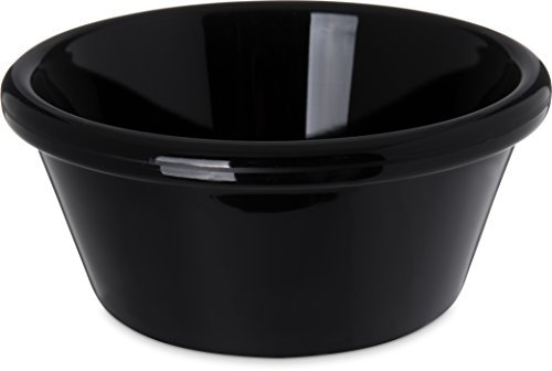 Carlisle FoodService Products 4312603 SAN Smooth Ramekin, 6 oz Capacity, 1.80 Height, Black (Case of 48)