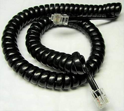 Avaya 9 Ft. Black Handset Cord for Partner 6, 6D, 18, 18D, 18D Series 2, 34D, 34D Series 2 Phones