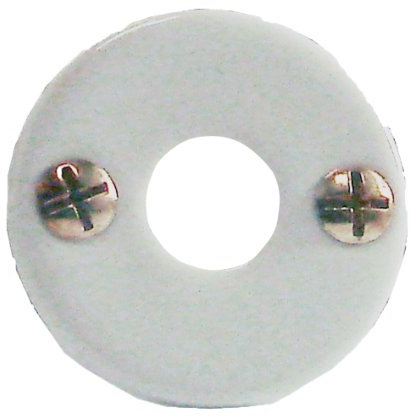 DT 2000 150170 1 Rosace béquille porcelaine Blanc