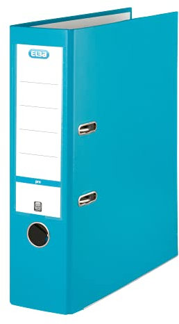 Elba Ordner A4, smart Pro, 8 cm breit, Kunststoff außen, türkis