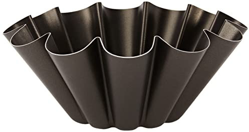 LACOR - 68821 - Flanero Rizado Aluminio Antiadherente 22 cm - Negro