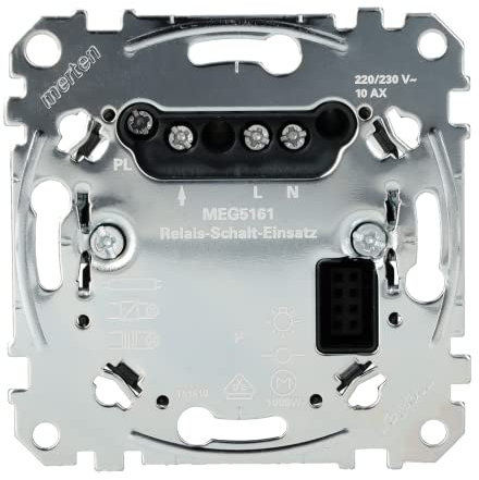 Schneider Electric Merten Relais-Schalt-Einsatz, Unterputz, 1-fach, Artikelnummer MEG5161-0000