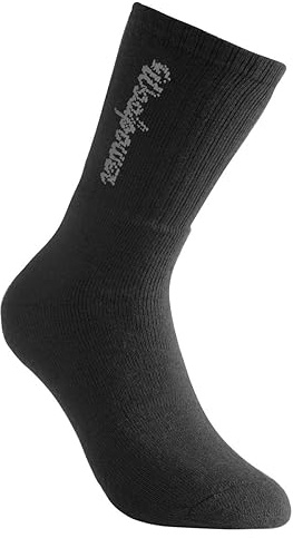 Woolpower 400g Socks Logo - Thermo Socken, 36-39, Schwarz