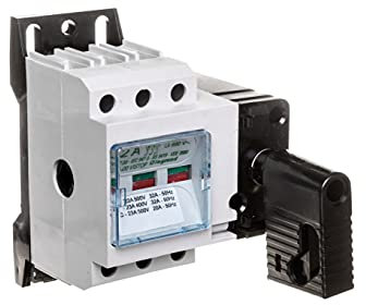 Legrand 022500 Interrupteur Sectionneur Vistop 32A, 3P avec Commande Frontale et Poignée Noire