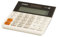 Casio MH12-WES Breiter 12-stelliger Taschenrechner, Weiß