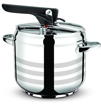 BERGNER Swiss Home Zurich - Pentola a pressione 5 litri, acciaio inossidabile