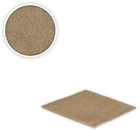 EXKLUSIV HEIMTEXTIL Handtuch Spar Set Baumwolle 500 g/m² Sand 12 x Seiftuch 30 x 30 cm